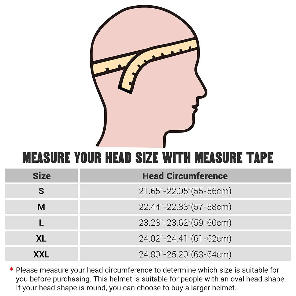 AHR Helmet Flip Up Modular Helmet RUN-M3 DOT Blue