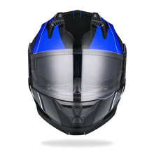 AHR Helmet Flip Up Modular Helmet RUN-M3 DOT Blue
