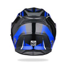 AHR Helmet Flip Up Modular Helmet RUN-M3 DOT Blue