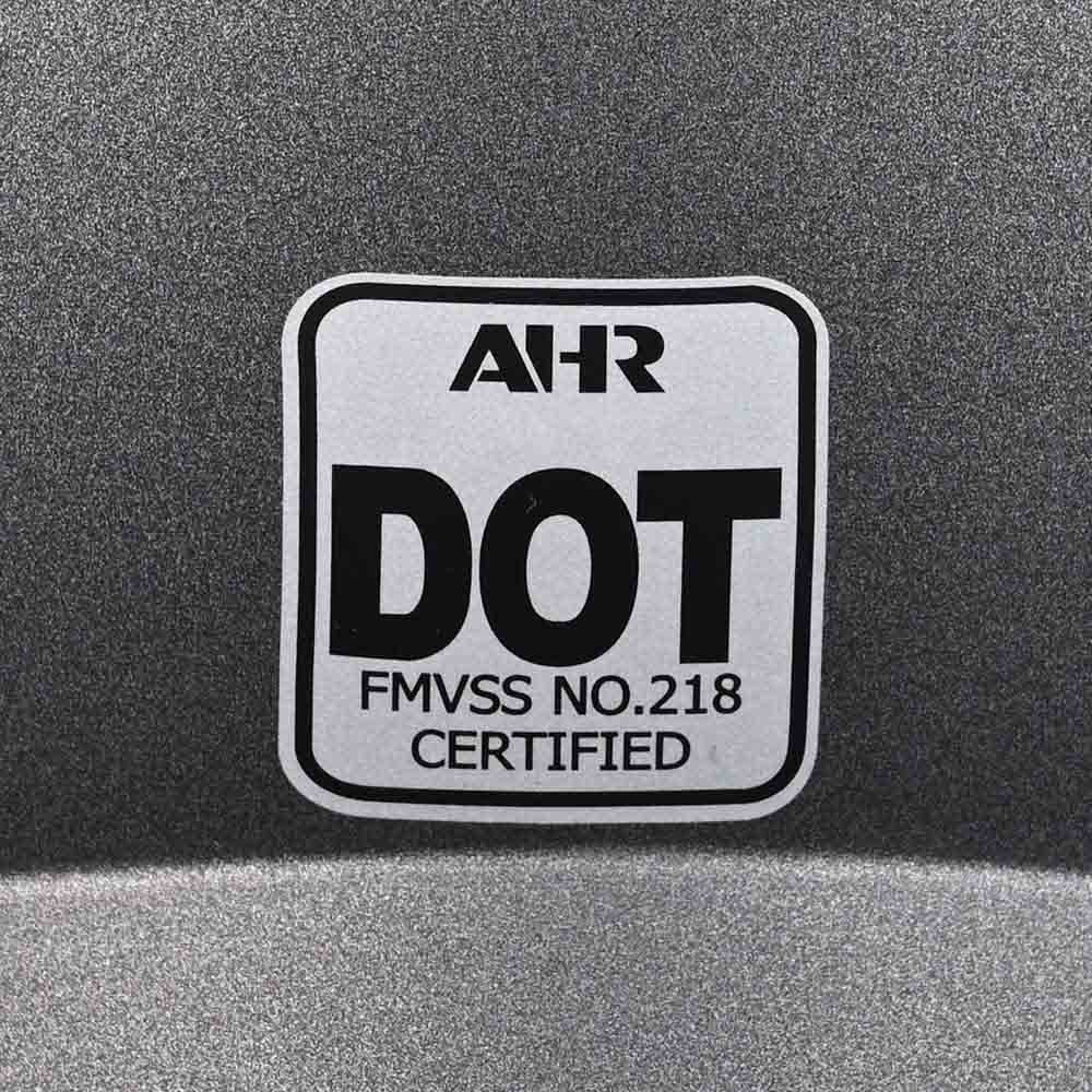 AHR Helmet Flip Up Modular Helmet RUN-M3 DOT Gray