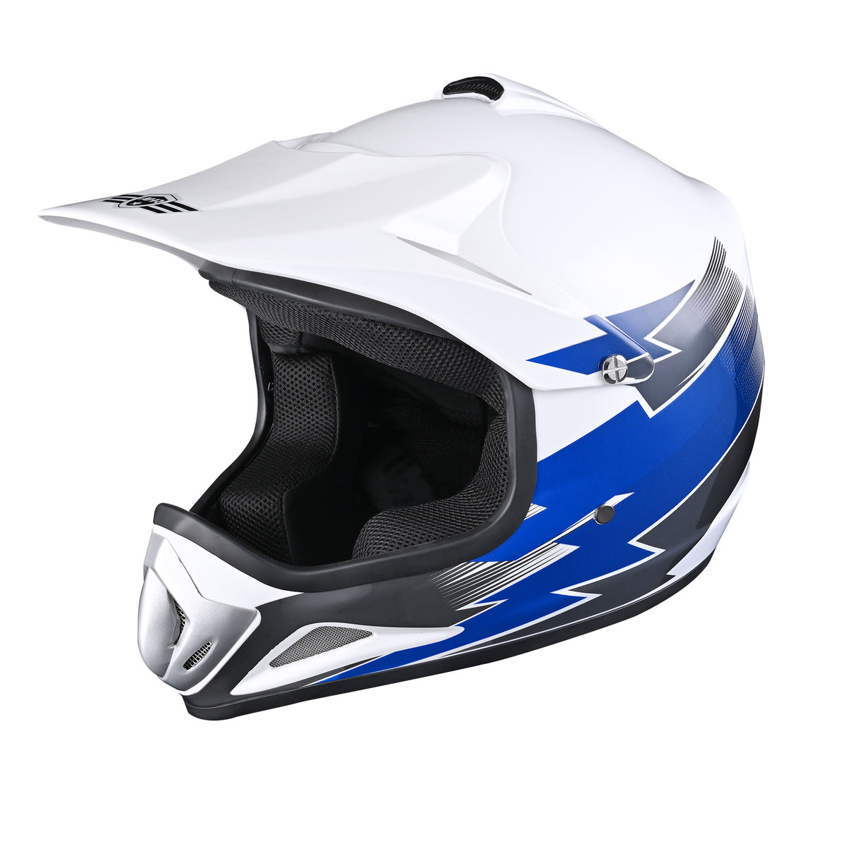 Blue store atv helmet