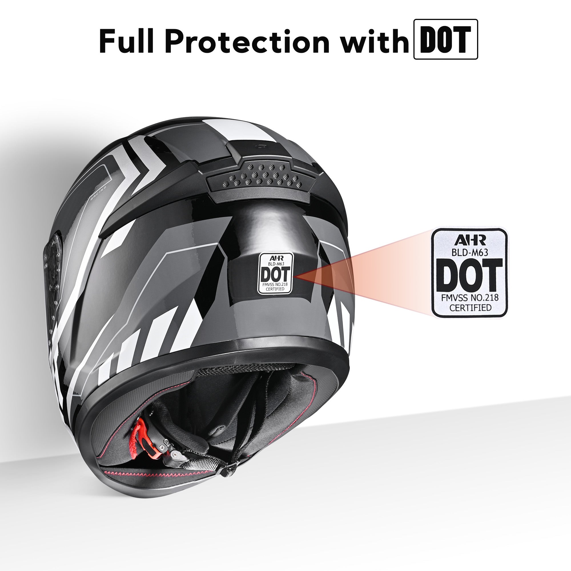 AHR RUN-F3 Motorcycle Full Helmet