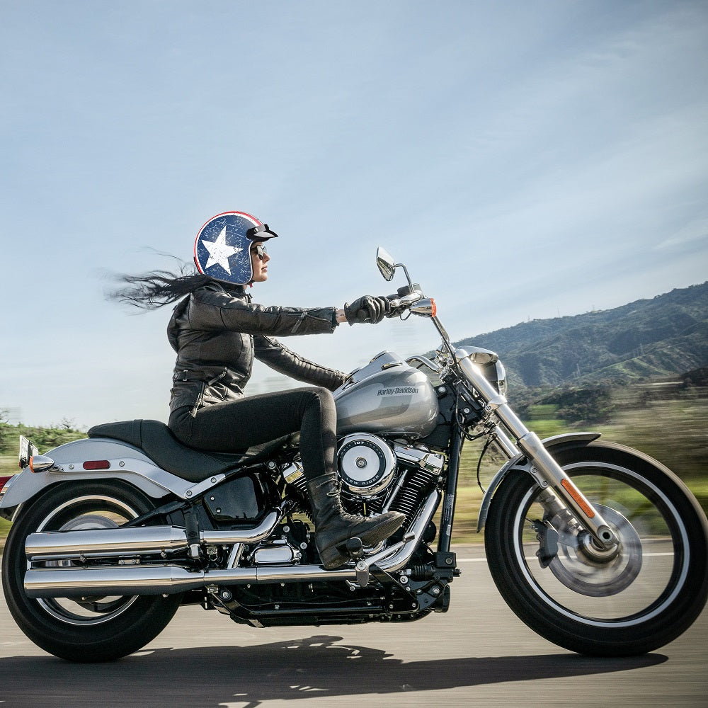 AHR RUN-O5 Open Face Helmet National Flag Style
