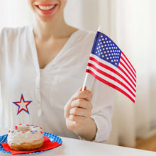 AHR Small American Flag on Stick 8