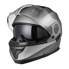 AHR Helmet Flip Up Modular Helmet RUN-M3 DOT Gray