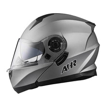 AHR Helmet Flip Up Modular Helmet RUN-M3 DOT Gray