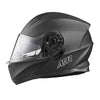 AHR Helmet Flip Up Modular Helmet RUN-M3 DOT Matte Black