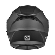 AHR Helmet Flip Up Modular Helmet RUN-M3 DOT Matte Black