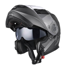 AHR Helmet Flip Up Modular Helmet RUN-M3 DOT Gray