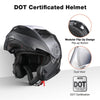 AHR Helmet Flip Up Modular Helmet RUN-M3 DOT Matte Black