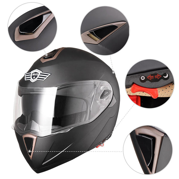 AHR RUN-M Flip up Helmet
