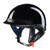 AHR RUN-C Classic Half Helmet Glossy Black