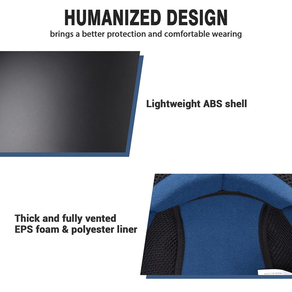 AHR RUN-C Classic Half Helmet Matte Black