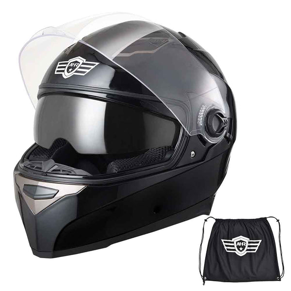 AHR RUN-F Full Face Helmet with Dual Visor