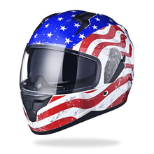 AHR RUN-F Full Face Helmet with Dual Visor Eagle DOT
