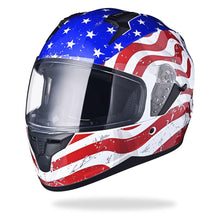 AHR RUN-F Full Face Helmet with Dual Visor Eagle DOT