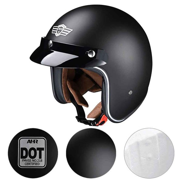 AHR RUN-O Open Face Helmet with Visor