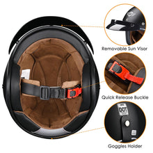 AHR RUN-O Open Face Helmet with Visor