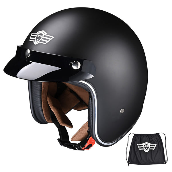 AHR RUN-O Open Face Helmet with Visor