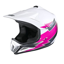 AHR H-VEN12 ATV Helmet for Youth & Kids Pink