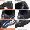 AHR H-VEN25 Off-Road Dirt Bike Helmet Black Blue