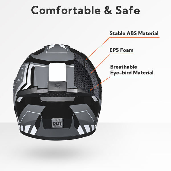 AHR RUN-F3 Motorcycle Full Helmet