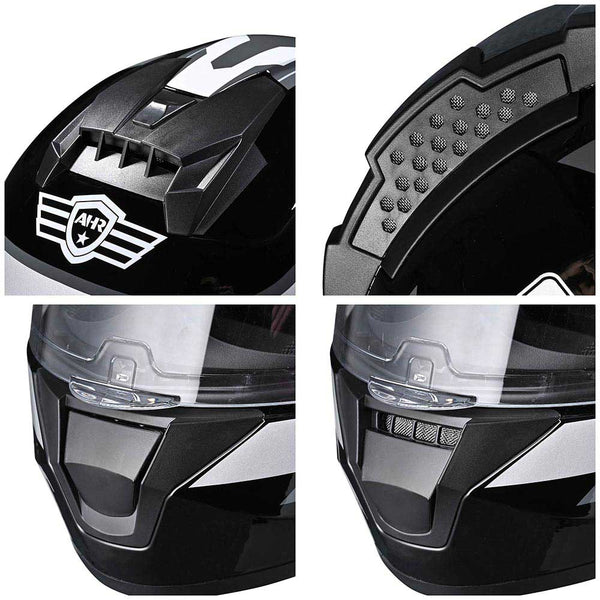 AHR RUN-F3 Motorcycle Full Helmet