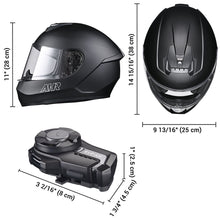 DOT Full Face Motorcycle Helmet Bluetooth 5.0 Headset