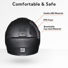 DOT Full Face Motorcycle Helmet Bluetooth 5.0 Headset