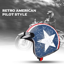 AHR RUN-O5 Open Face Helmet National Flag Style